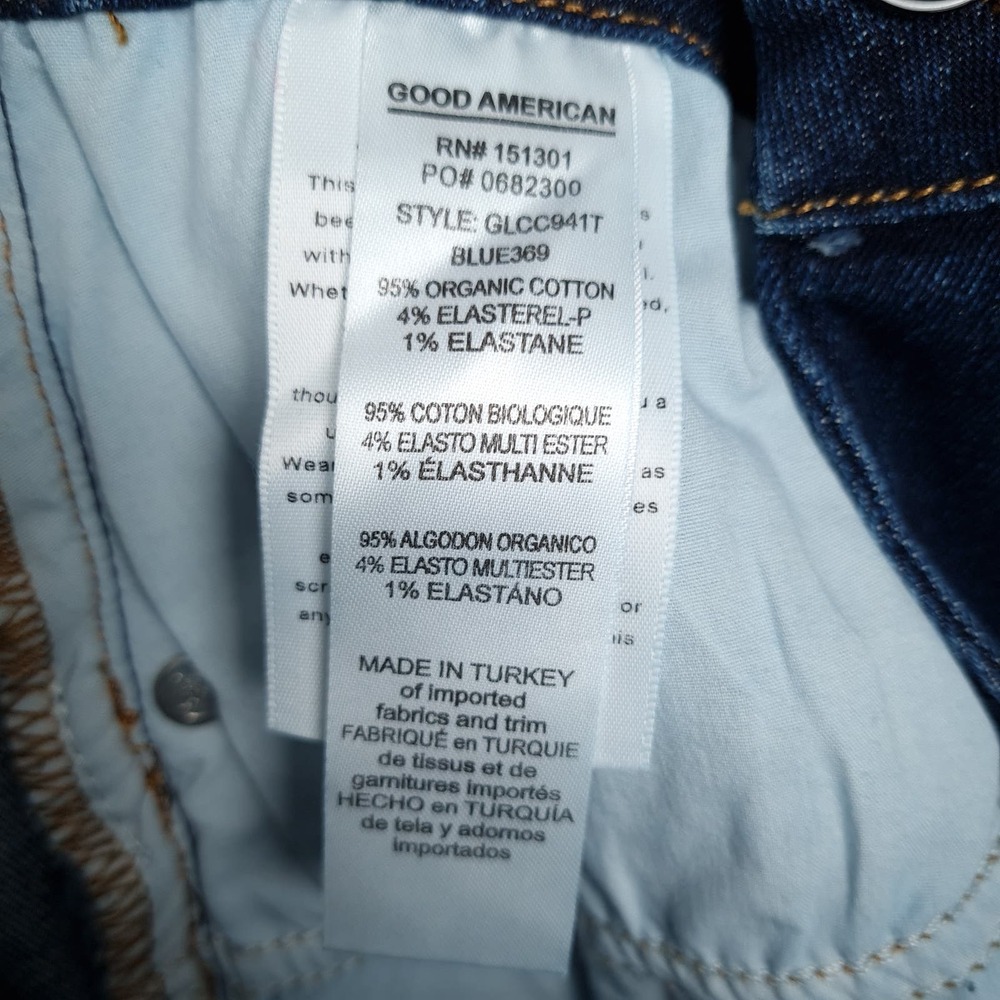 Good American Skinny Jeans in Dark Blue Wash - Picture 16 of 16